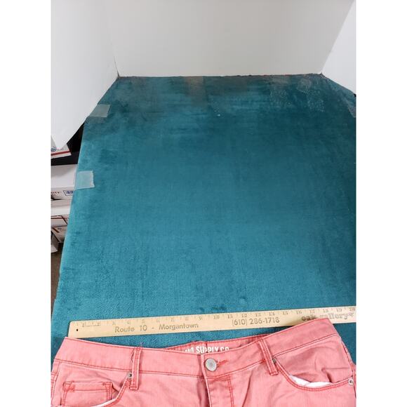 Mossimo Jeans Size 15 Womens Pink Stretch Denim Pants Ladies Mid Rise Cropped - Picture 8 of 11